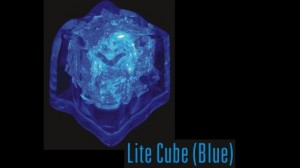 Blue Electrapour Ice Cube